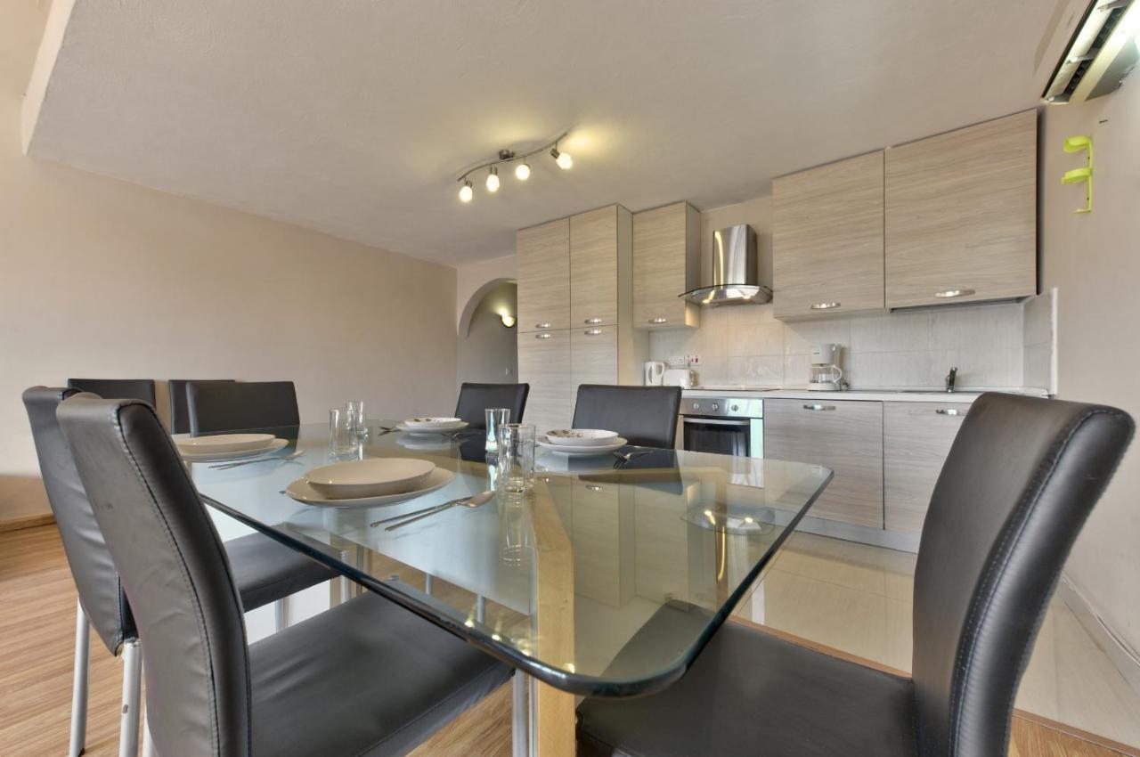 Spinola Court - Stunning Seaview Apartment & Penthouse On Spinola Bay By Shortletsmalta San Giuliano Esterno foto