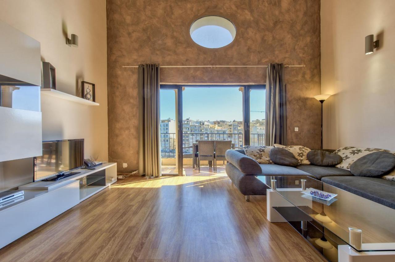 Spinola Court - Stunning Seaview Apartment & Penthouse On Spinola Bay By Shortletsmalta San Giuliano Esterno foto