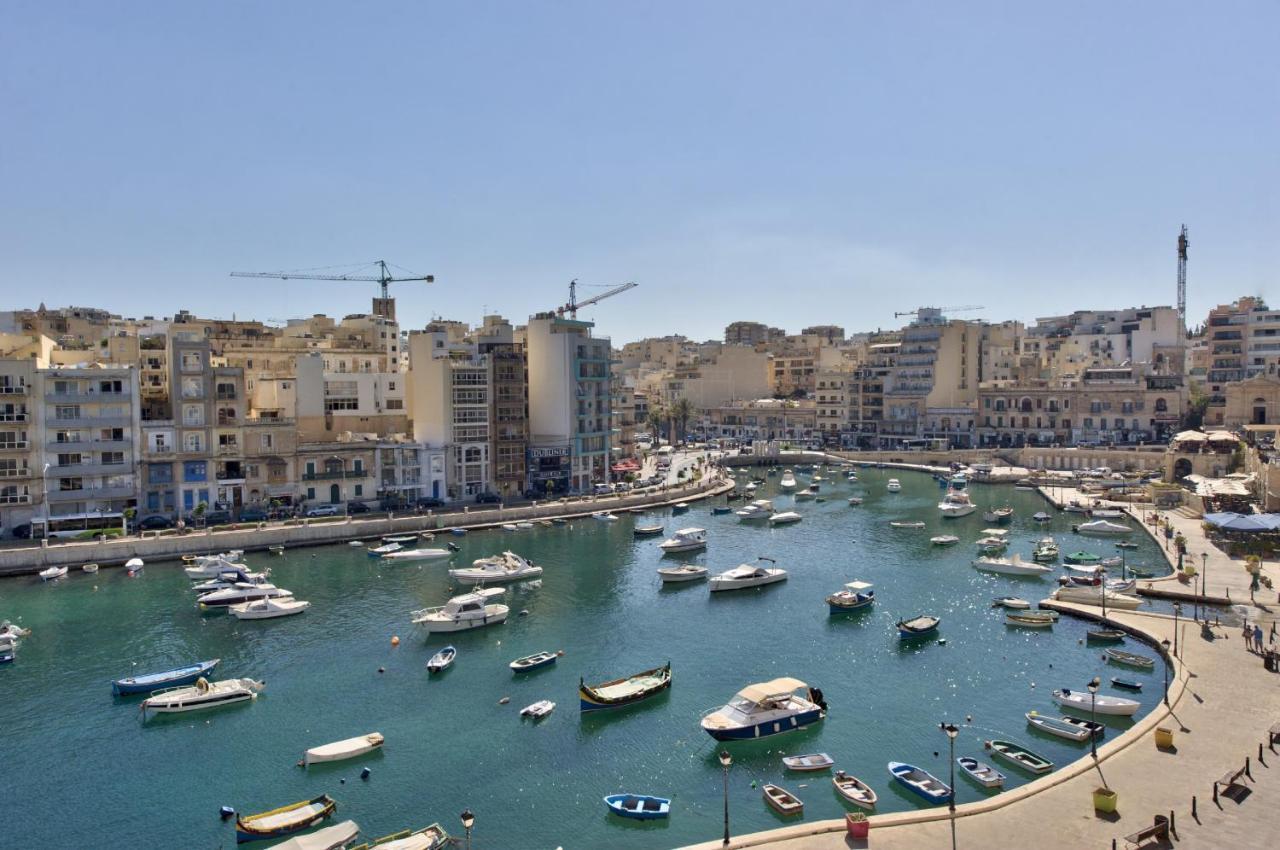 Spinola Court - Stunning Seaview Apartment & Penthouse On Spinola Bay By Shortletsmalta San Giuliano Esterno foto