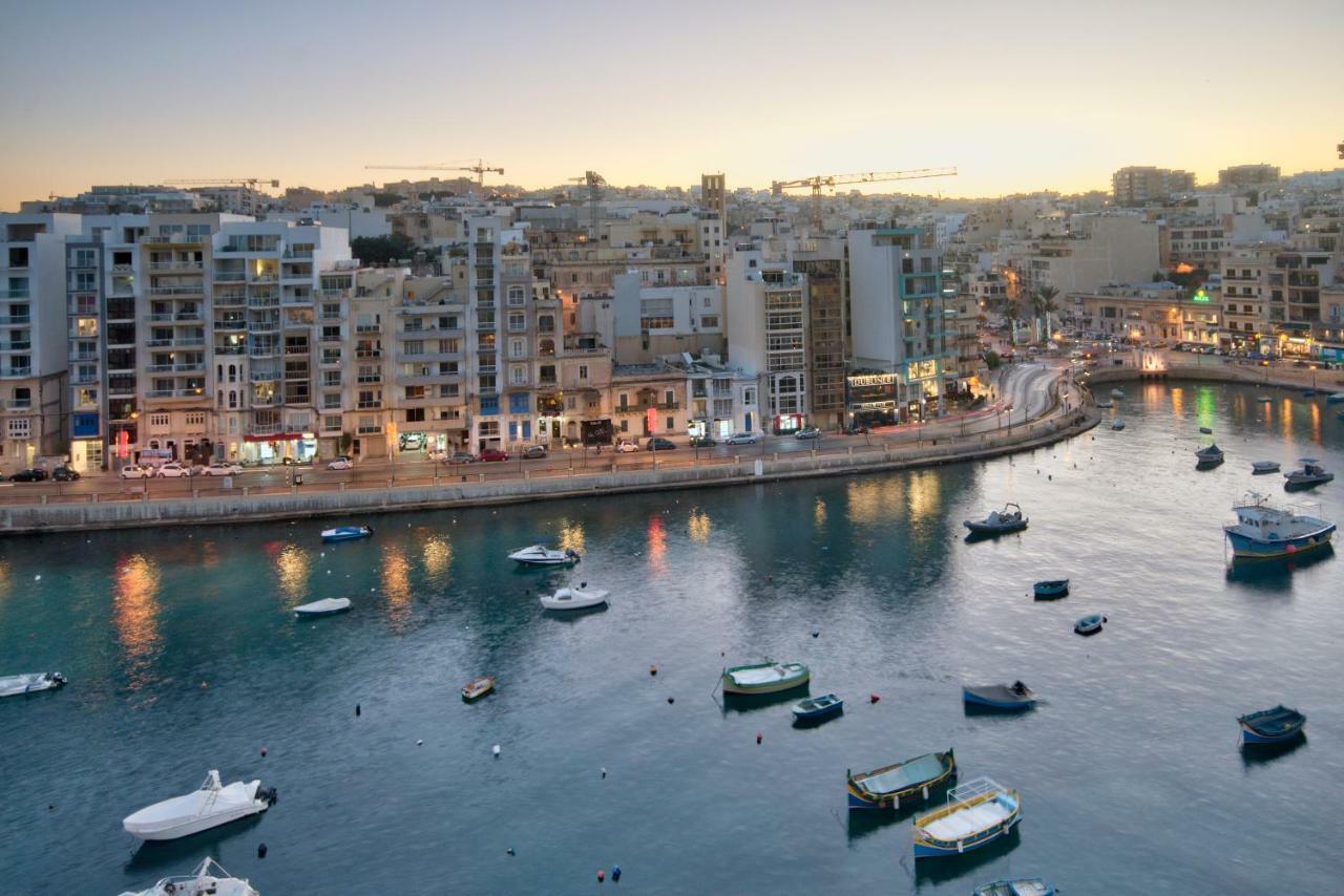 Spinola Court - Stunning Seaview Apartment & Penthouse On Spinola Bay By Shortletsmalta San Giuliano Esterno foto